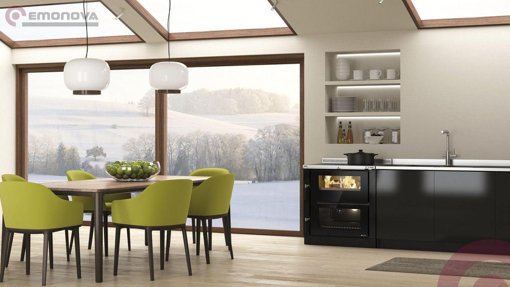 Stedilnik na drva la nordica verona xxl 25