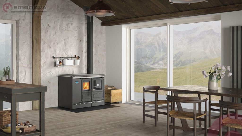 Termo-stedilnik na drva la nordica sierra 25