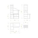 Palazzetti garden faro-new-con-cappa-inox dims