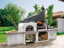 Palazzetti garden maxime con forno cappa inox cover 4-3