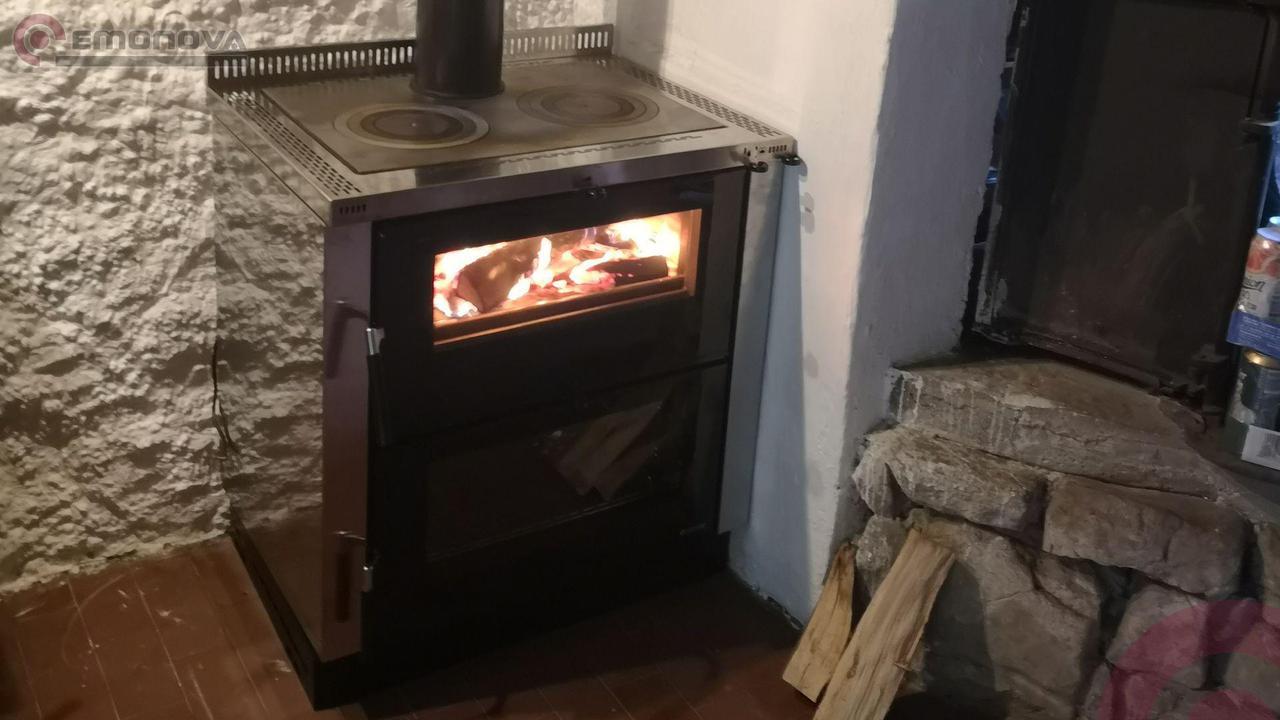 Štedilnik na drva La Nordica Verona XXL v koči
