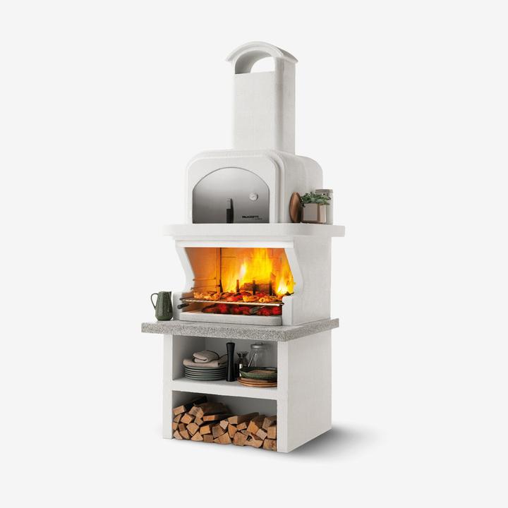 [GPGKC803101270] Betonski vrtni kamin Palazzetti Capri 4 s krušno pečjo