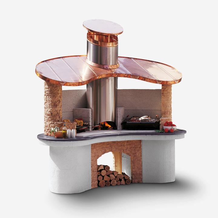 [GPGKC803003005] Betonski vrtni kamin Palazzetti Sumatra slate top