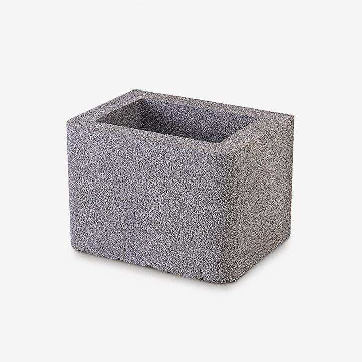 [GPGKM762030440] Dimniški nastavek v obliki kocke 30x30 cm, nepobarvan z enim zaobljenim robom Palazzetti