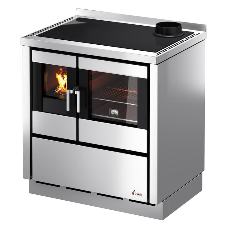 [GCDCW71220001] Štedilnik na drva Cadel Kook 80 Inox