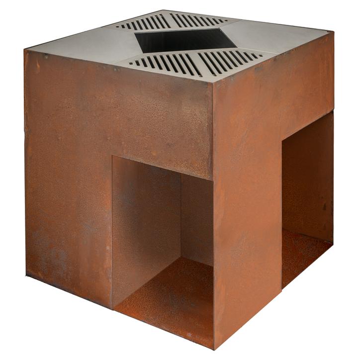 [GFTKPBQ177] Vrtno kurišče z žar ploščo La FerroTecnica Giglio corten