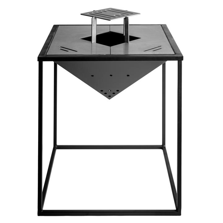 [GFTKPBQ186] Vrtno kurišče z žar ploščo La FerroTecnica Piramide