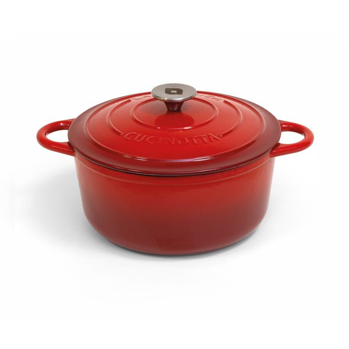 [HLNHK7019000] Emajliran litoželezni lonec okrogel 24 cm 4 litri La Nordica Le Cucinotte Round 24