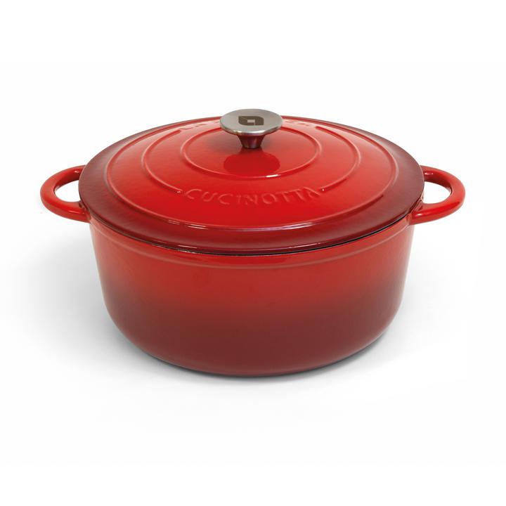 [HLNHK7019005] Emajliran litoželezni lonec okrogel 28 cm 6 litrov La Nordica Le Cucinotte Round 28
